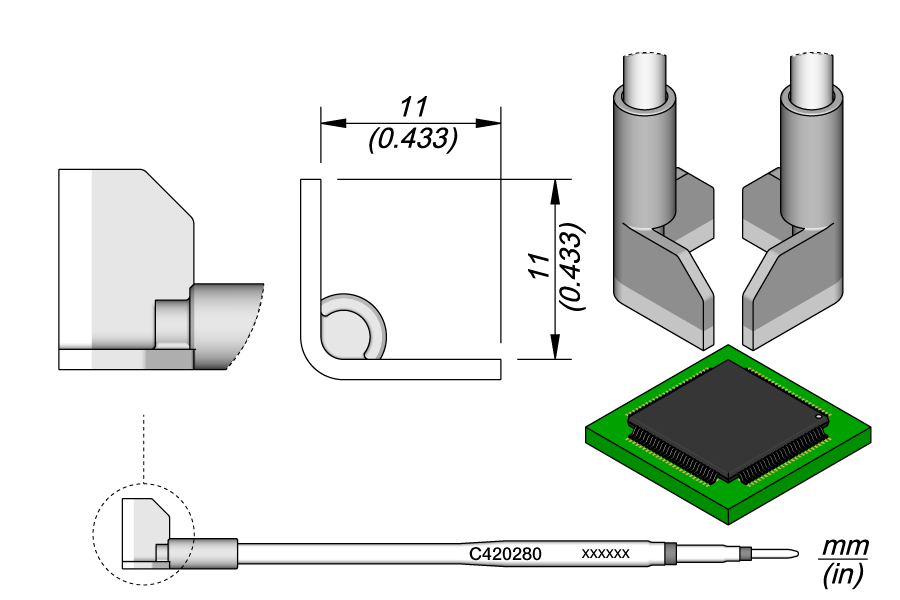C420280 - Cartridge QFP 11